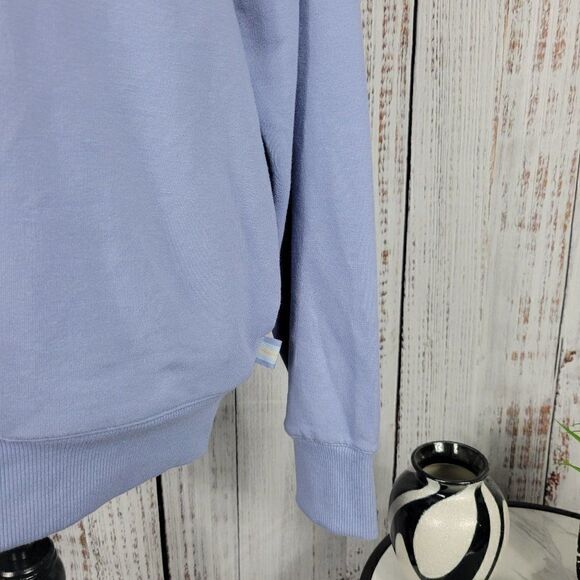 NWT FILA XL Blue Vintage Casual Minimalist Staple Classic Crew Neck Sweatshirt - Picture 3 of 10